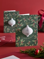 Honeycomb Berries Luxury 6 Pack Christmas Cards - Image 1 of 3