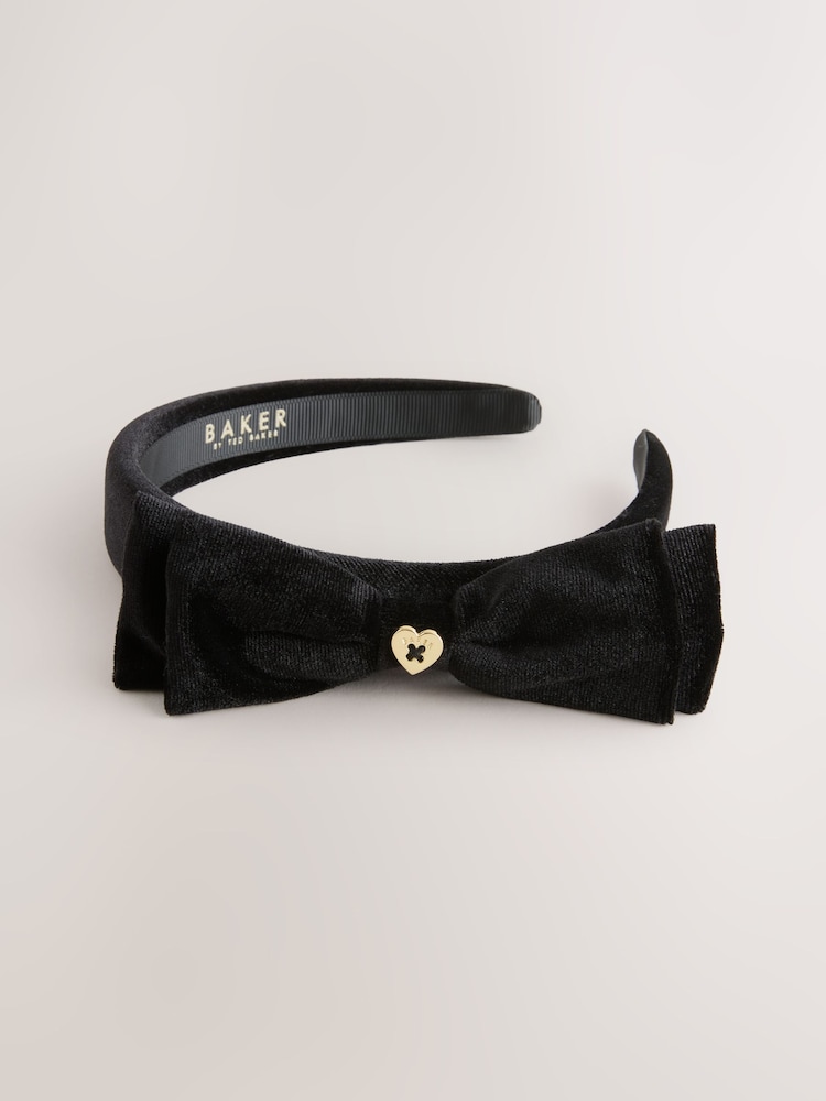 Черный - Baker by Ted Baker Girls Back to School Three Piece Multipack Headband - Изображение 2 из 6