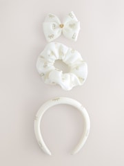 Baker by Ted Baker Girls Scuba Diamanté Bow Headband 3 Piece Set - Image 2 of 7