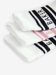 Mehrfarbig - Baker by Ted Baker Girls Socks 3 Pack - Bild 5 von 6