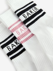 Mehrfarbig - Baker by Ted Baker Girls Socks 3 Pack - Bild 6 von 6