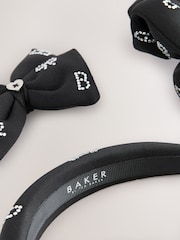 Baker by Ted Baker Girls Scuba Diamanté Bow Headband 3 Piece Set - Image 7 of 8