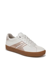 Белый - Naturalizer Medina Wide Fit Lace-Up Trainers - Image 3 of 7