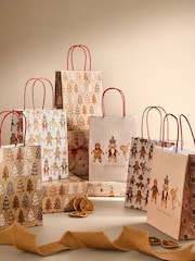 Gingerbread Christmas 6 Pack Gift Bags - Image 1 of 3