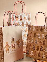 Gingerbread Christmas 6 Pack Gift Bags - Image 2 of 3