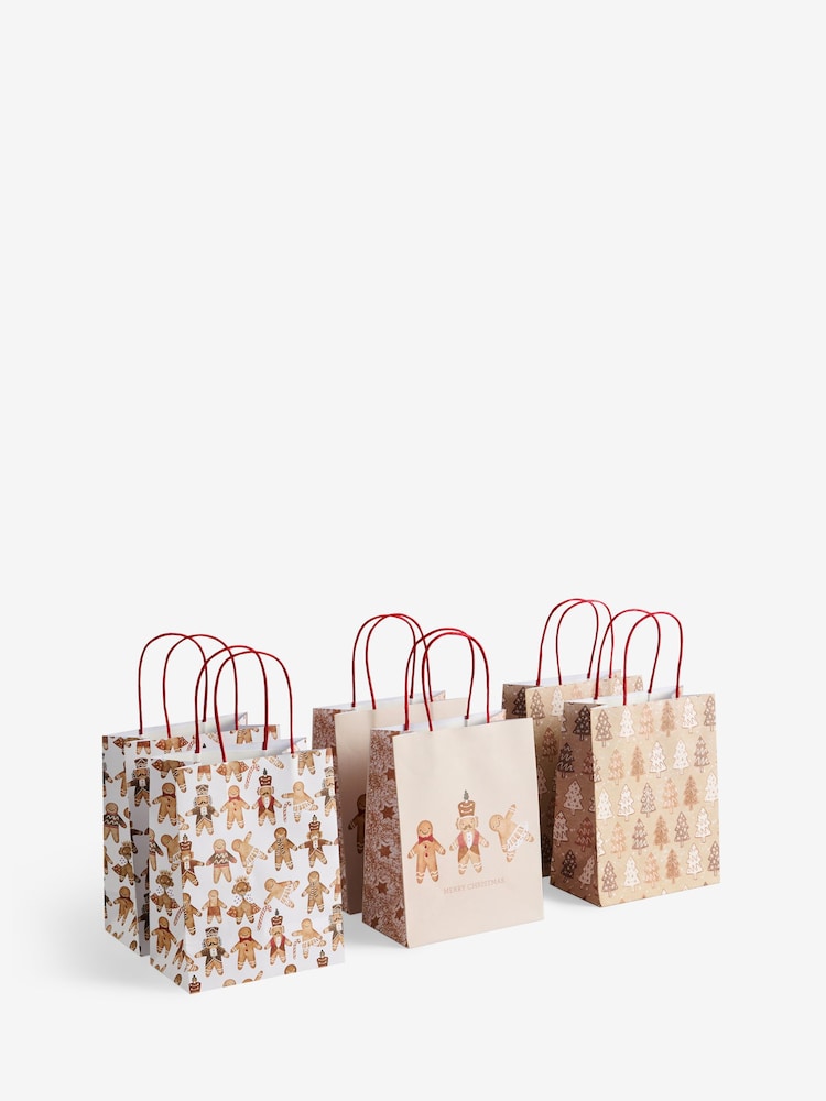 Gingerbread Christmas 6 Pack Gift Bags - Image 3 of 3
