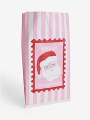 Pink Santa Christmas Gift Sack - Image 1 of 2