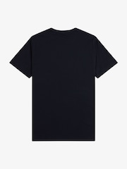 Темно-синий - Футболка с круглым вырезом Fred Perry - Image 6 of 6