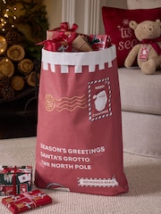 Red Santa Christmas Gift Sack - Image 2 of 5