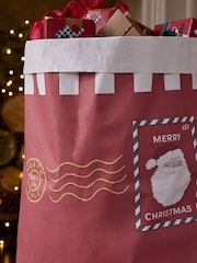 Red Santa Christmas Gift Sack - Image 3 of 5