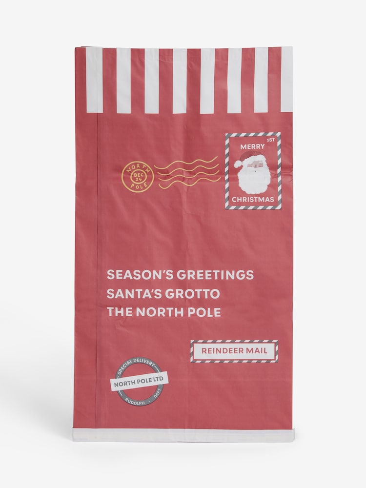 Red Santa Christmas Gift Sack - Image 5 of 5