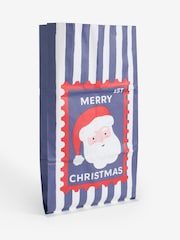Navy Santa Christmas Gift Sack - Image 1 of 2