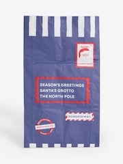 Navy Santa Christmas Gift Sack - Image 2 of 2