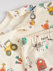 Bright Farm Baby Sweatshirt and Joggers 6 Piece Set (0mths-3yrs) - Image 13 of 15