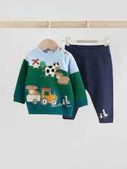 Bright Farm Baby Knitted Top and Leggings Set (0mths-2yrs) - Image 5 of 15