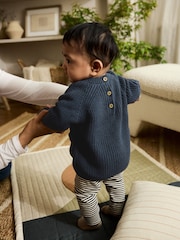 Blue Baby Knitted Jumper and Leggings Set (0mths-2yrs) - Image 3 of 19
