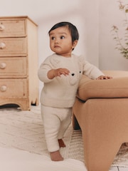 Neutral Bear Baby Knitted Jumper and Leggings Set (0mths-2yrs) - Image 2 of 19