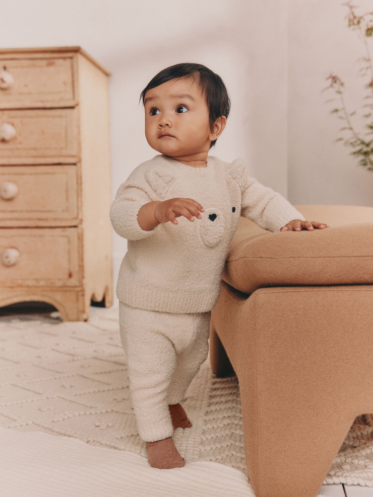Neutral Bear Baby Knitted Jumper and Leggings Set (0mths-2yrs) - Image 2 of 19