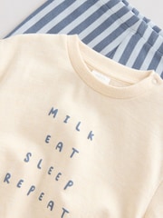 Blue Baby Sweat Top and Leggings Set (0-18mths) - Image 8 of 10