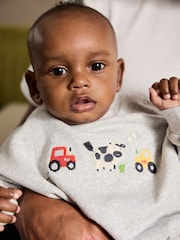 Grey Farm Character Baby Sweat Top and Leggings Set (0mths-3yrs) - Image 3 of 5