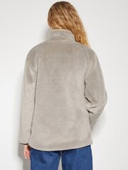 Monsoon Pink Dakota Faux Fur Duffle Coat - Image 3 of 3