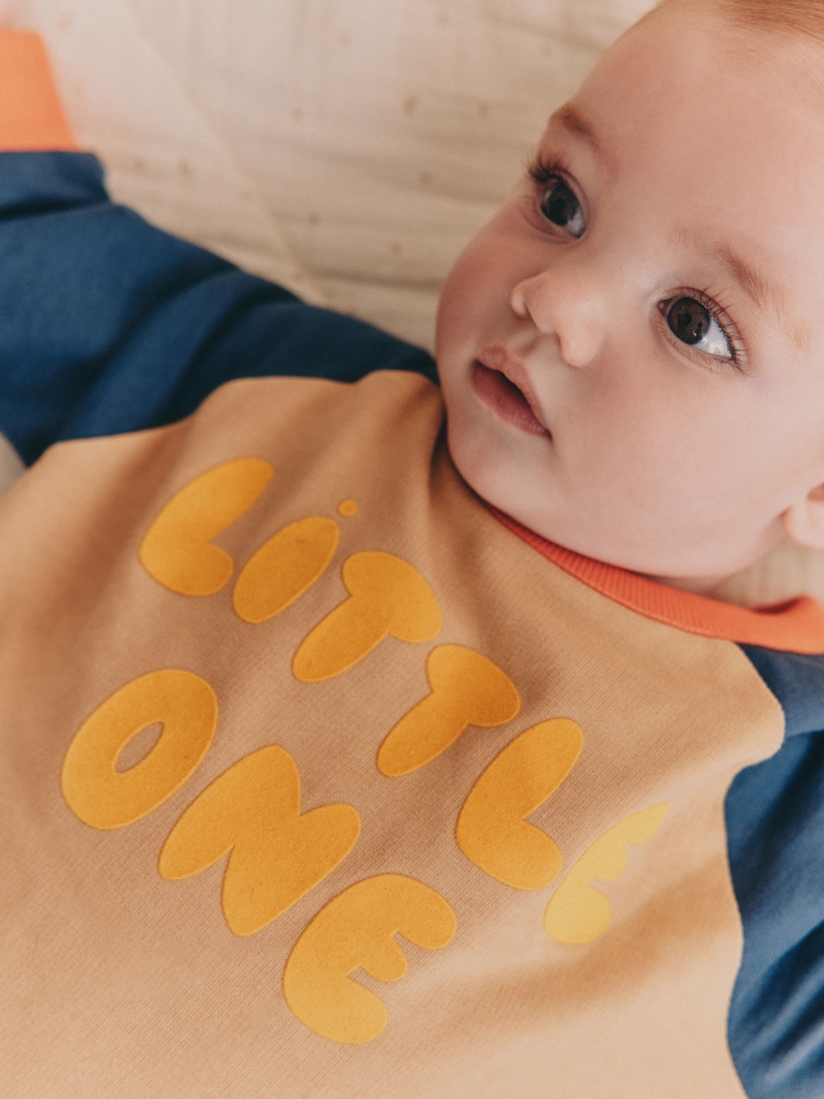 Multi Colourblock Baby Sweat Romper (0mths-3yrs) - Image 3 of 3 Multi Colourblock Baby Sweat Romper (0mths-3yrs) - Image 3 of 3