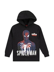 Character Black Marvel Spider-Man Gamer Verse Hoodie - Image 3 of 10