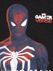 Character Black Marvel Spider-Man Gamer Verse Hoodie - Image 4 of 10
