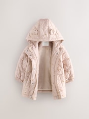 Morado lila - Shower Resistant Heart Quilt Coat (3mths-7yrs) - Imagen 7 de 10