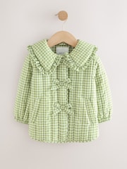 Green Shower Resistant Frill Collar Jacket (3mths-7yrs) - Image 1 of 5