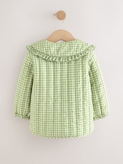 Green Shower Resistant Frill Collar Jacket (3mths-7yrs) - Image 3 of 5