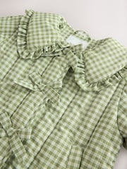 Green Shower Resistant Frill Collar Jacket (3mths-7yrs) - Image 5 of 5