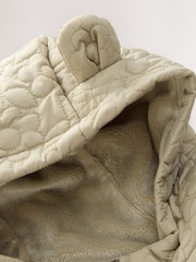 Sage Green Shower Resistant Skirted Quilted Coat (3mths-7yrs) - Image 8 of 9