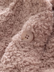 Mink Brown Borg Casual Jacket (12mths-7yrs) - Image 9 of 9