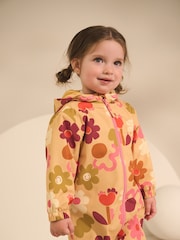 Ochre Yellow Waterproof Printed Puddlesuit (3mths-7yrs) - Image 4 of 9