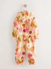 Ochre Yellow Waterproof Printed Puddlesuit (3mths-7yrs) - Image 6 of 9