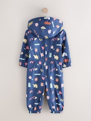 Azul marino - Mono impermeable estampado (3 meses a 7 años) - Imagen 2 de 5