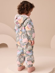 Khaki/Green Waterproof Printed Puddlesuit (3mths-7yrs) - Image 2 of 9