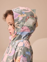 Khaki/Green Waterproof Printed Puddlesuit (3mths-7yrs) - Image 3 of 9
