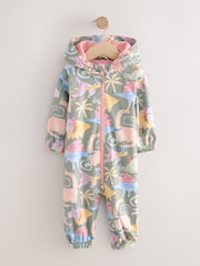 Khaki/Green Waterproof Printed Puddlesuit (3mths-7yrs) - Image 4 of 9