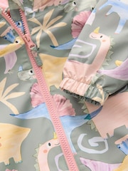 Khaki/Green Waterproof Printed Puddlesuit (3mths-7yrs) - Image 9 of 9