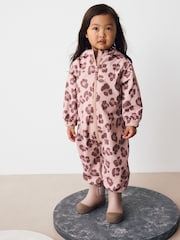 Brown Waterproof Printed Puddlesuit (3mths-7yrs) - Image 1 of 7