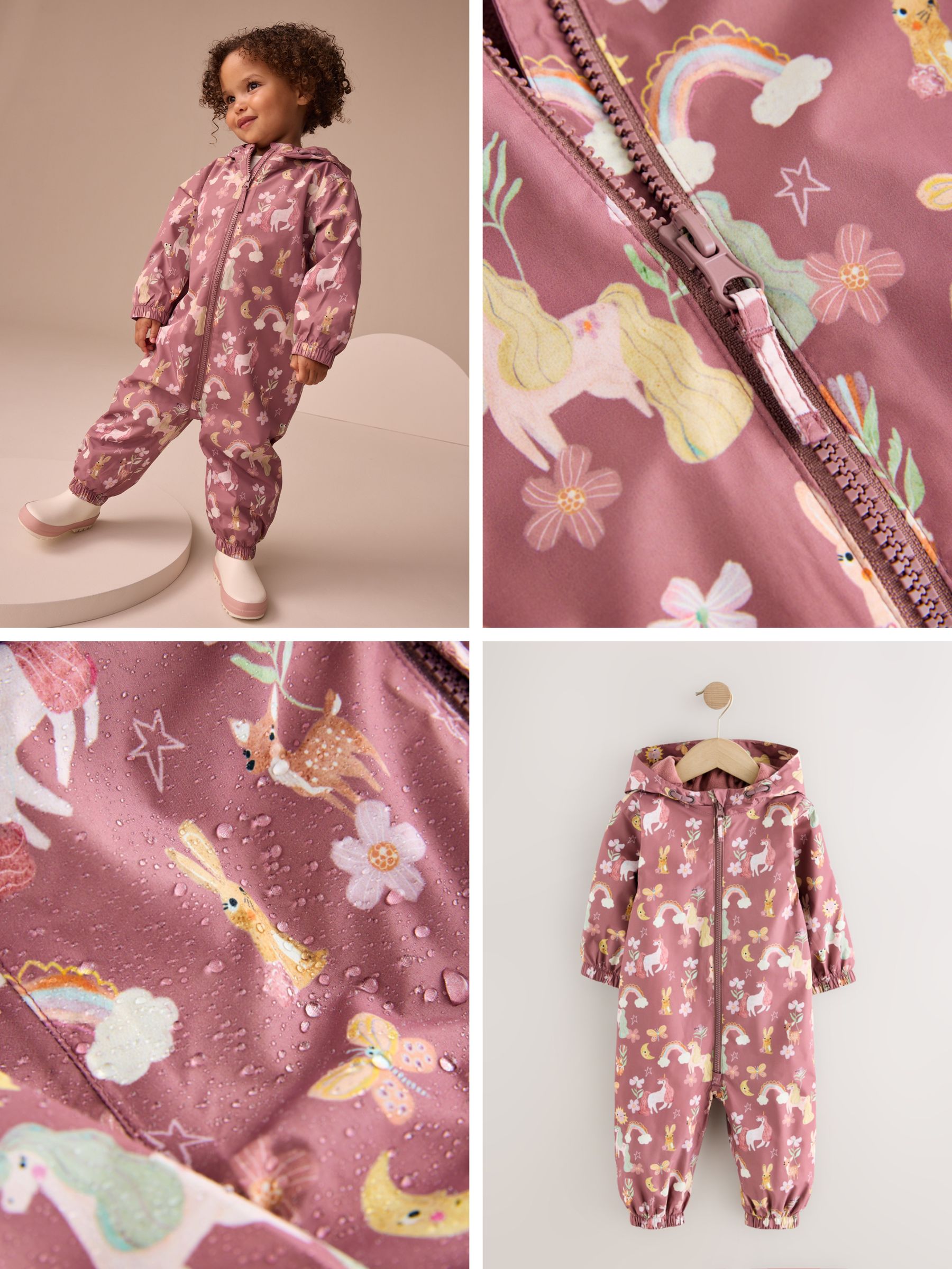 Buy Berry Character Waterproof Printed Puddlesuit (3mths-7yrs