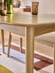 MADE.COM Oak Deauville 6 Seater Dining Bench Set - Image 3 of 6