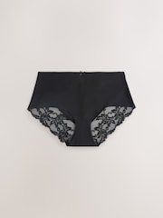 Black / White / Praline Nude Midi No VPL Lace Back Briefs 5 Pack - Image 5 of 8