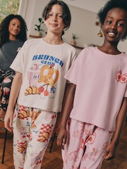 Brunch Club Jogger Pyjamas 3 Pack - Image 2 of 12