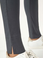 Roman Grey Fleece Lined Stretch Bengaline Trousers - Image 6 of 6