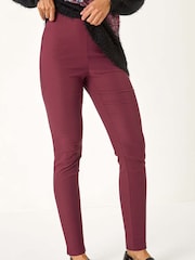 Roman Red Fleece Lined Stretch Bengaline Trousers - Image 5 of 6