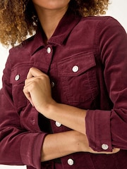 Roman Red Corduroy Pocket Detail Stretch Jacket - Image 5 of 5