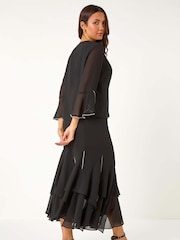 Roman Black Diamante Detail Jacket - Image 3 of 5